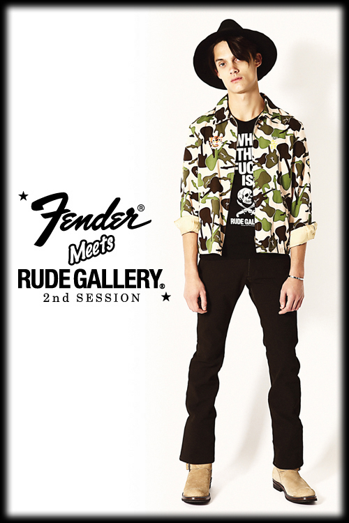 新品低価 RUDE RUDEGALLERYルードギャラリーfenderフェンダーボーリングシャツ新品の通販 by RICH's shop
